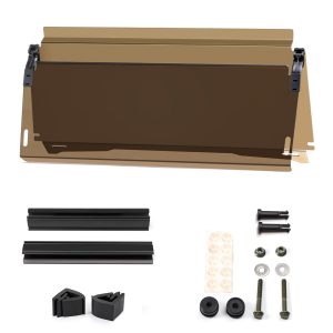 EZGO TXT Hinged Folding Acrylic Windshield 74910-G01 - 1