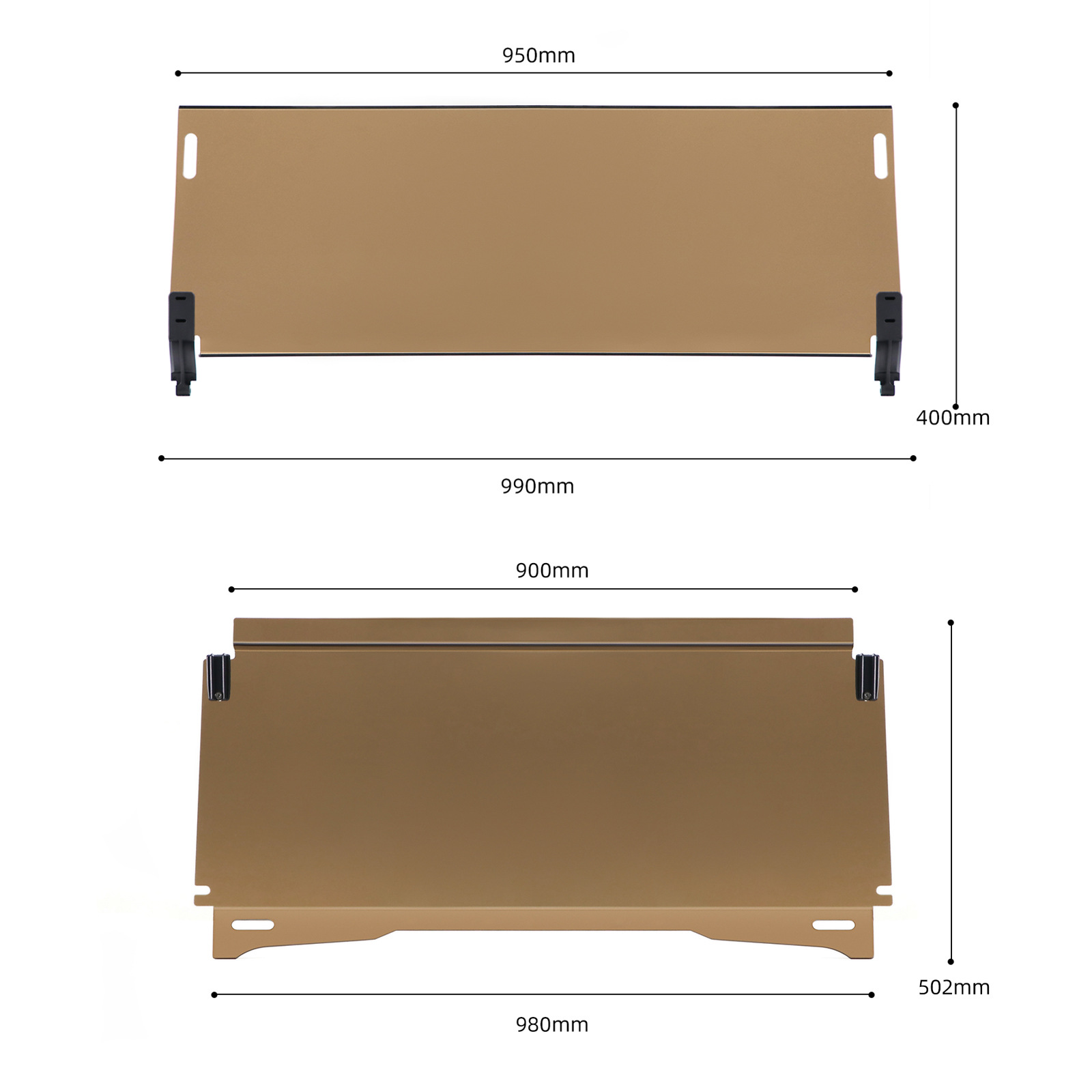 EZGO TXT Hinged Folding Acrylic Windshield 74910-G01 - 2