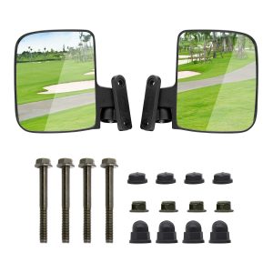 Golf Cart Side Rear View Mirror for Club Car EZGO Yamaha - 1