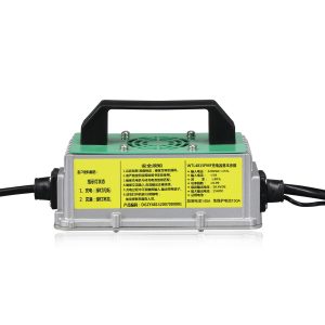 48V 15A Waterproof Golf Cart Battery Charger with 5m Cable - 1
