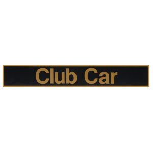 Club Car Front Cowl Logo Emblem Decal 102502601 - 1