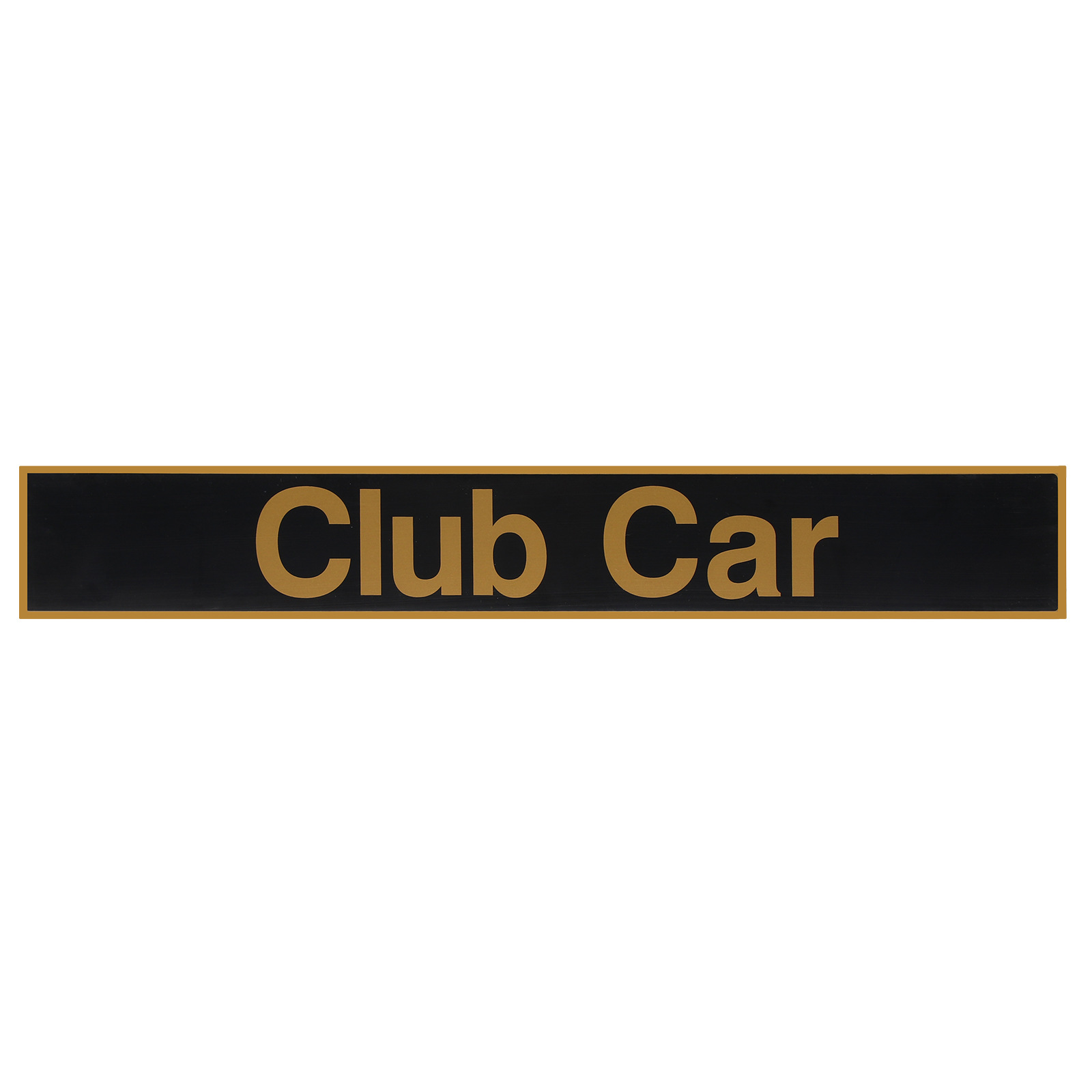 Club Car Front Cowl Logo Emblem Decal 102502601 - 1