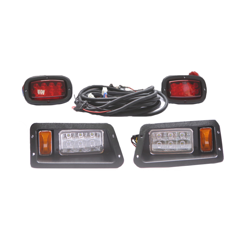 Golf Cart LED Headlight Tail Light Turn Signal Kit Club Car EZGO Yamaha - 2