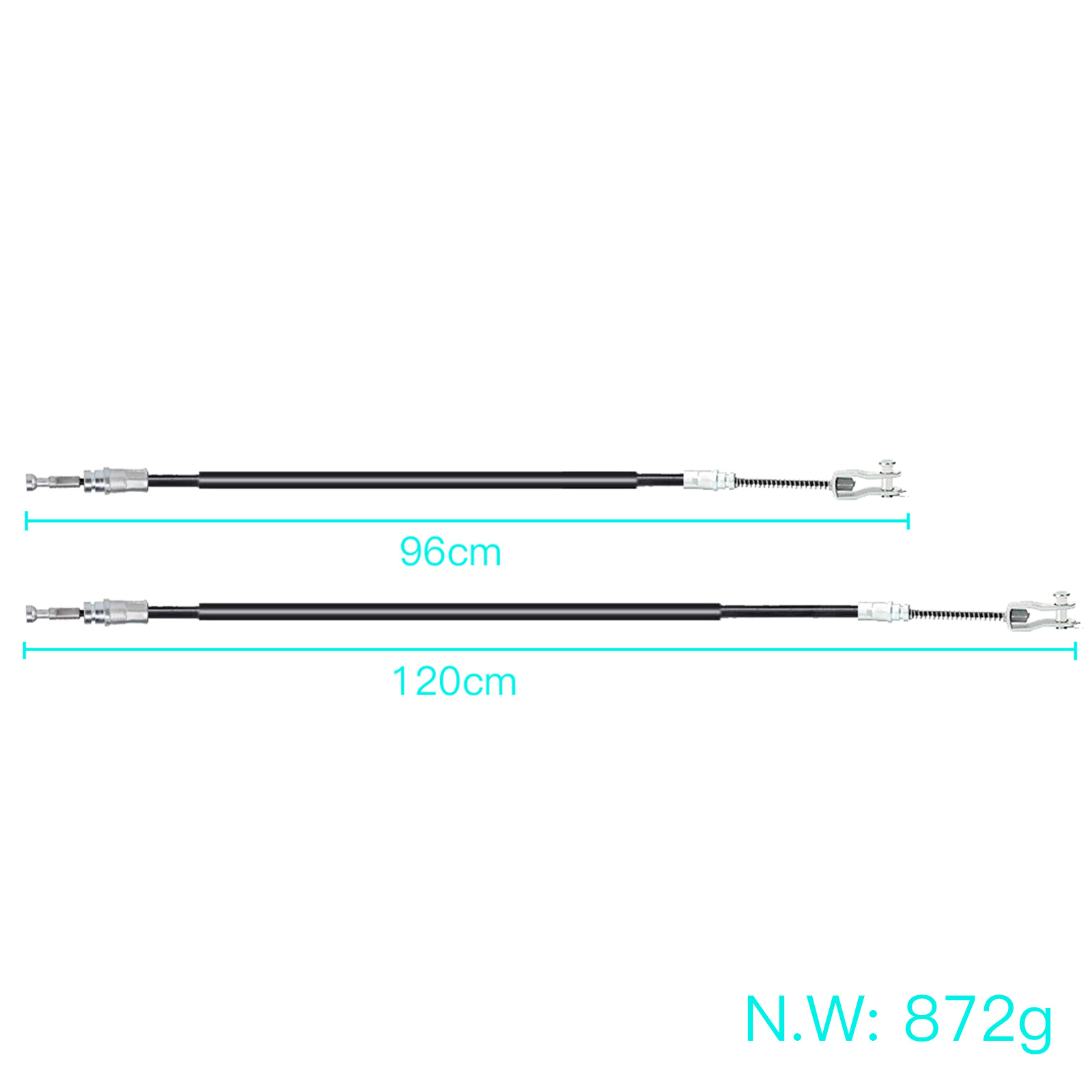 EZGO TXT Brake Cable Left and Right 2 Passenger 70969-G03 - 4
