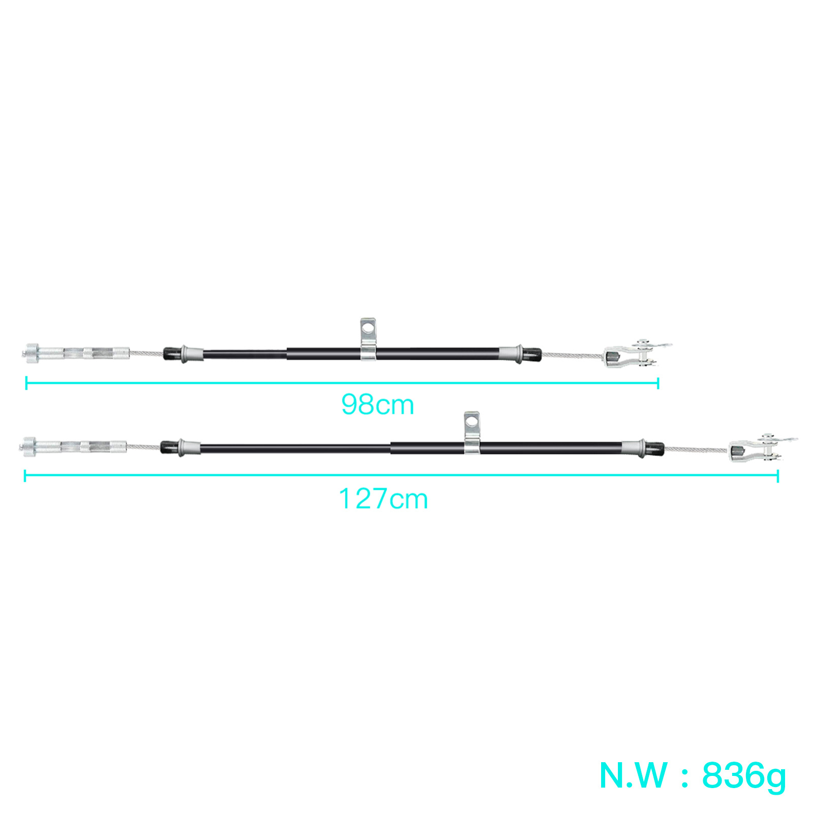 Club Car Precedent Brake Cable Left Right 103528701 103528702 - 1