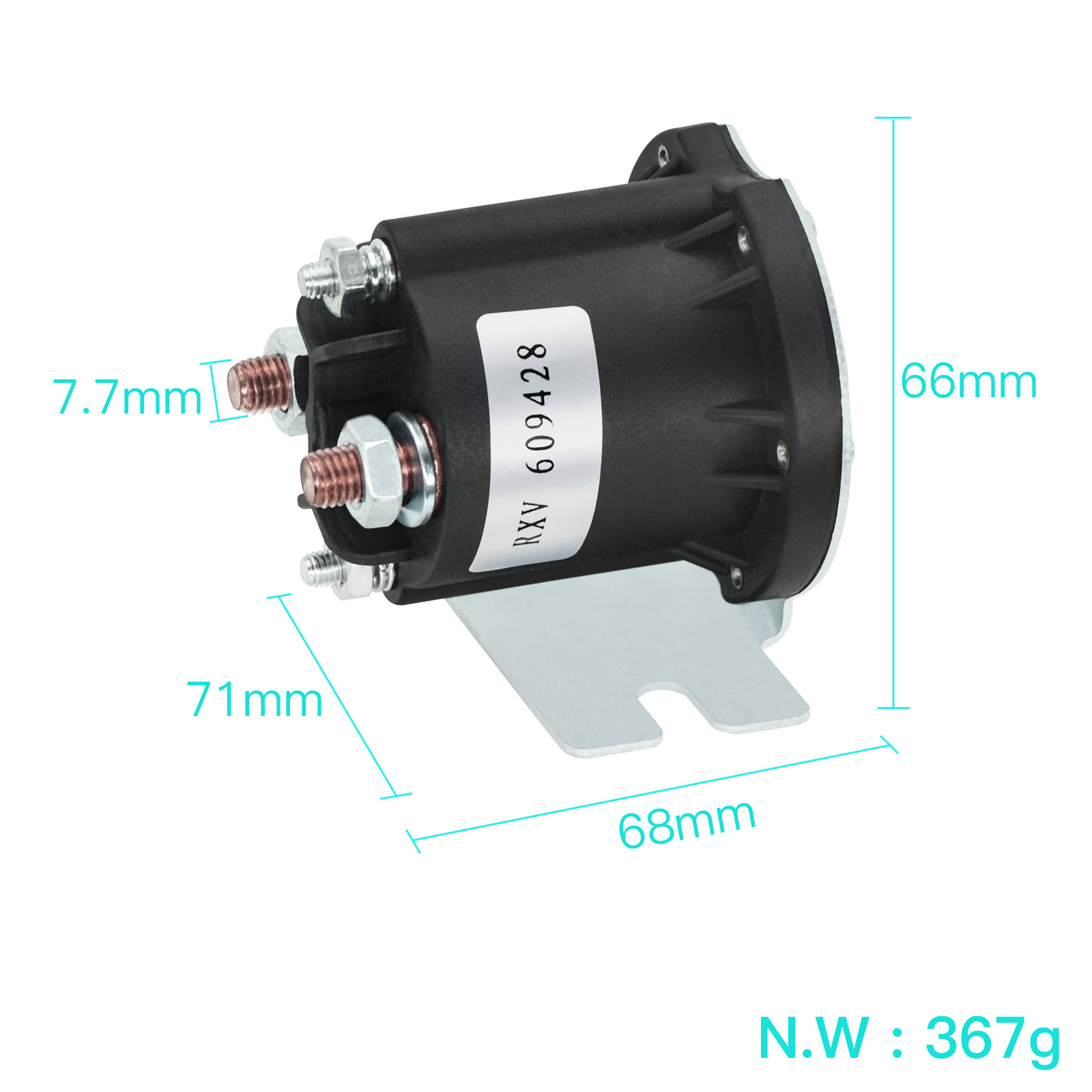 EZGO RXV 36V Solenoid Contactor 609428 Golf Cart - 2