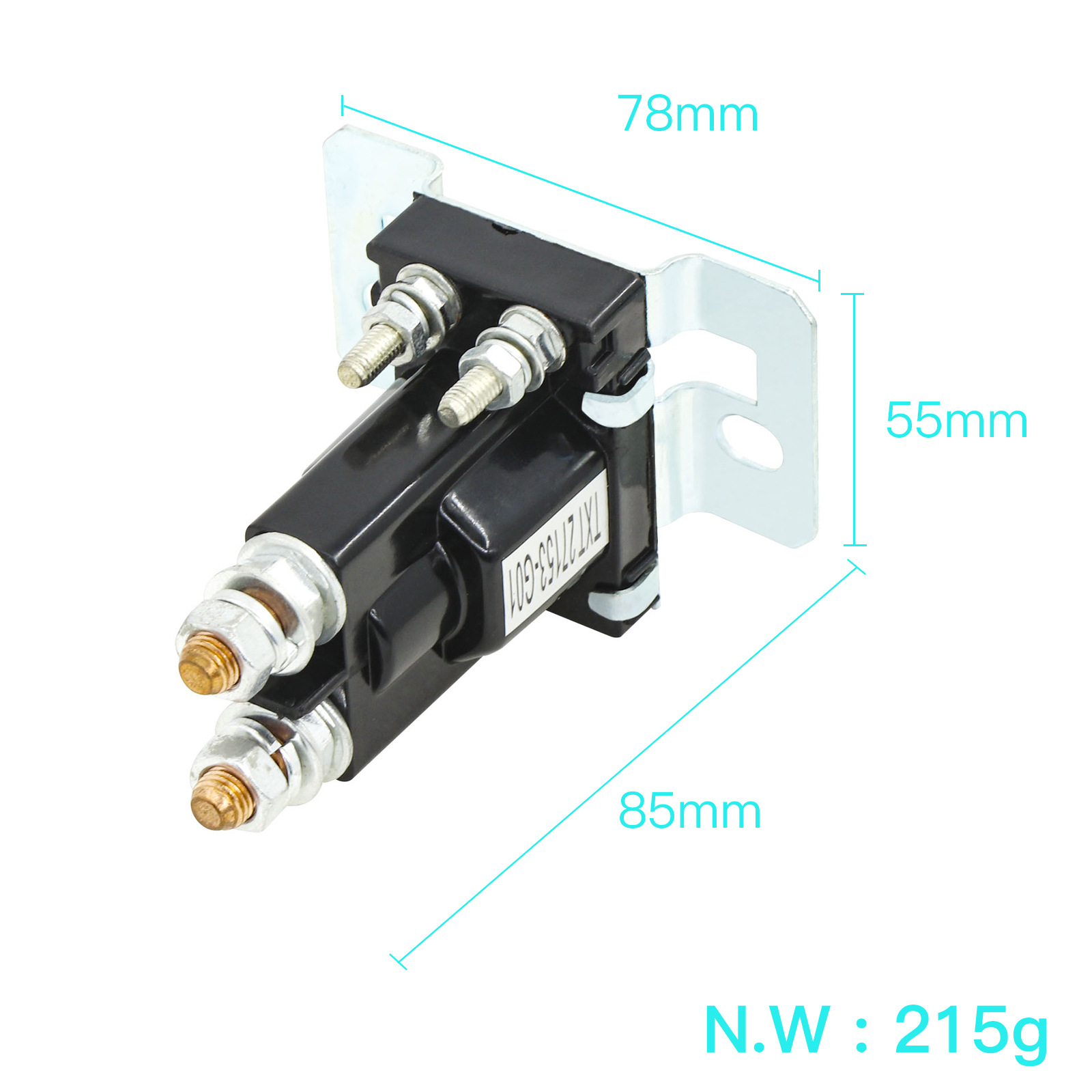 EZGO TXT 14V Solenoid Relay 27153-G01 - 2