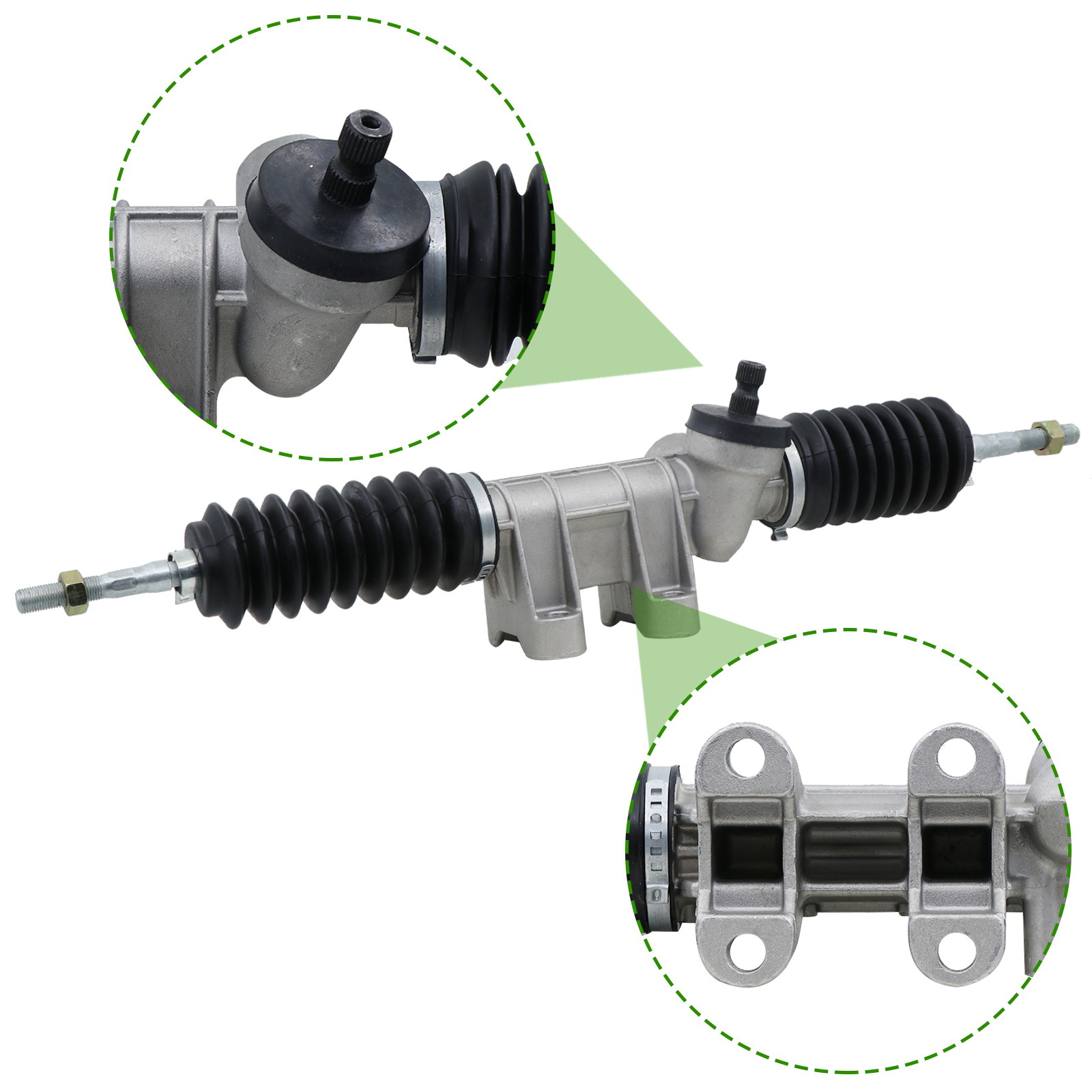 Yamaha Steering Gear Box Assembly JW1-F3400-00 - 3