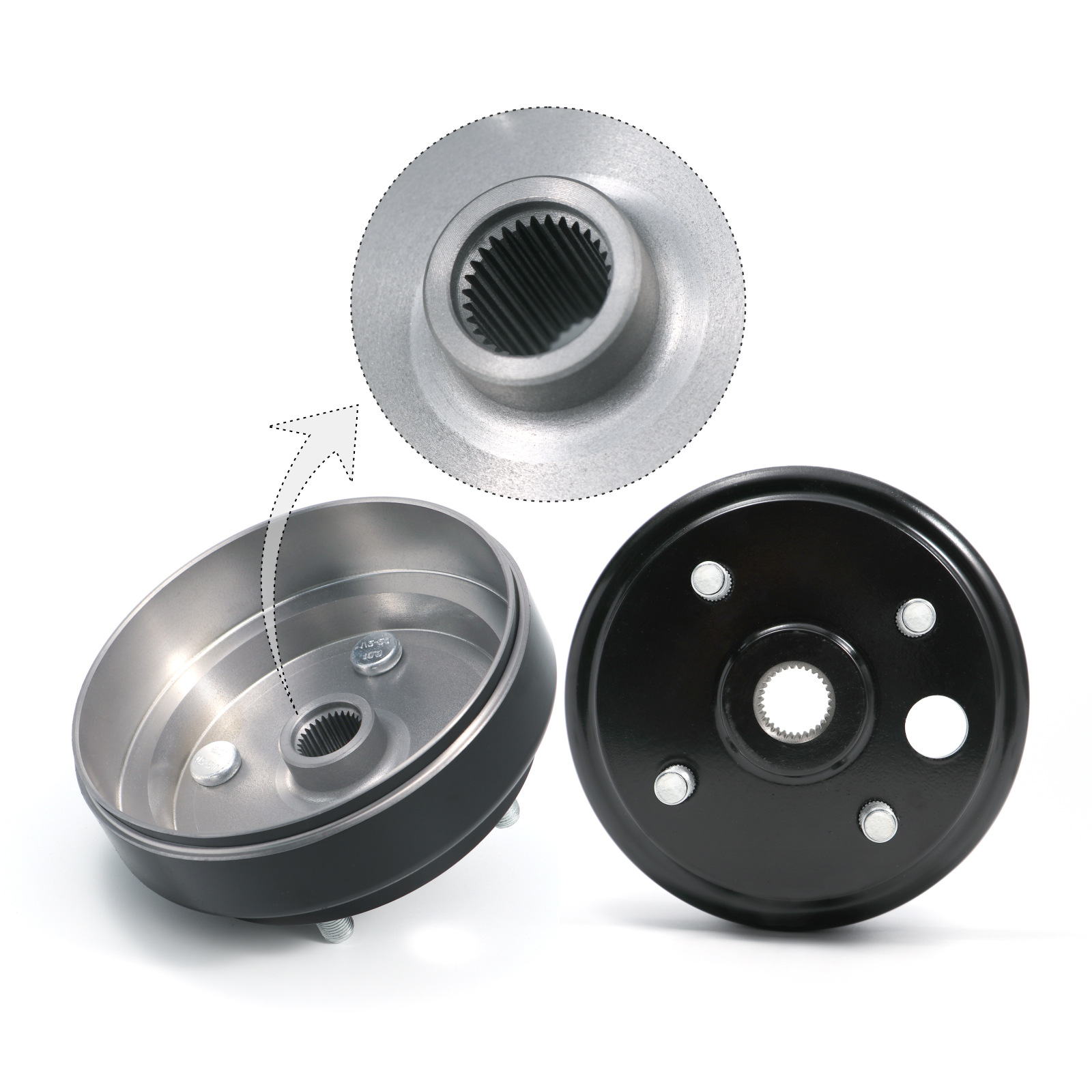 EZGO TXT 1982-Up Brake Drum 21807-G1 Golf Cart - 3
