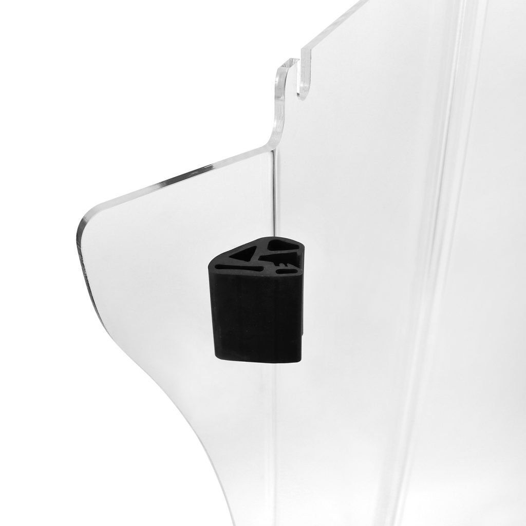 Mounting clips and hardware included with the Club Car Precedent acrylic windshield replacement