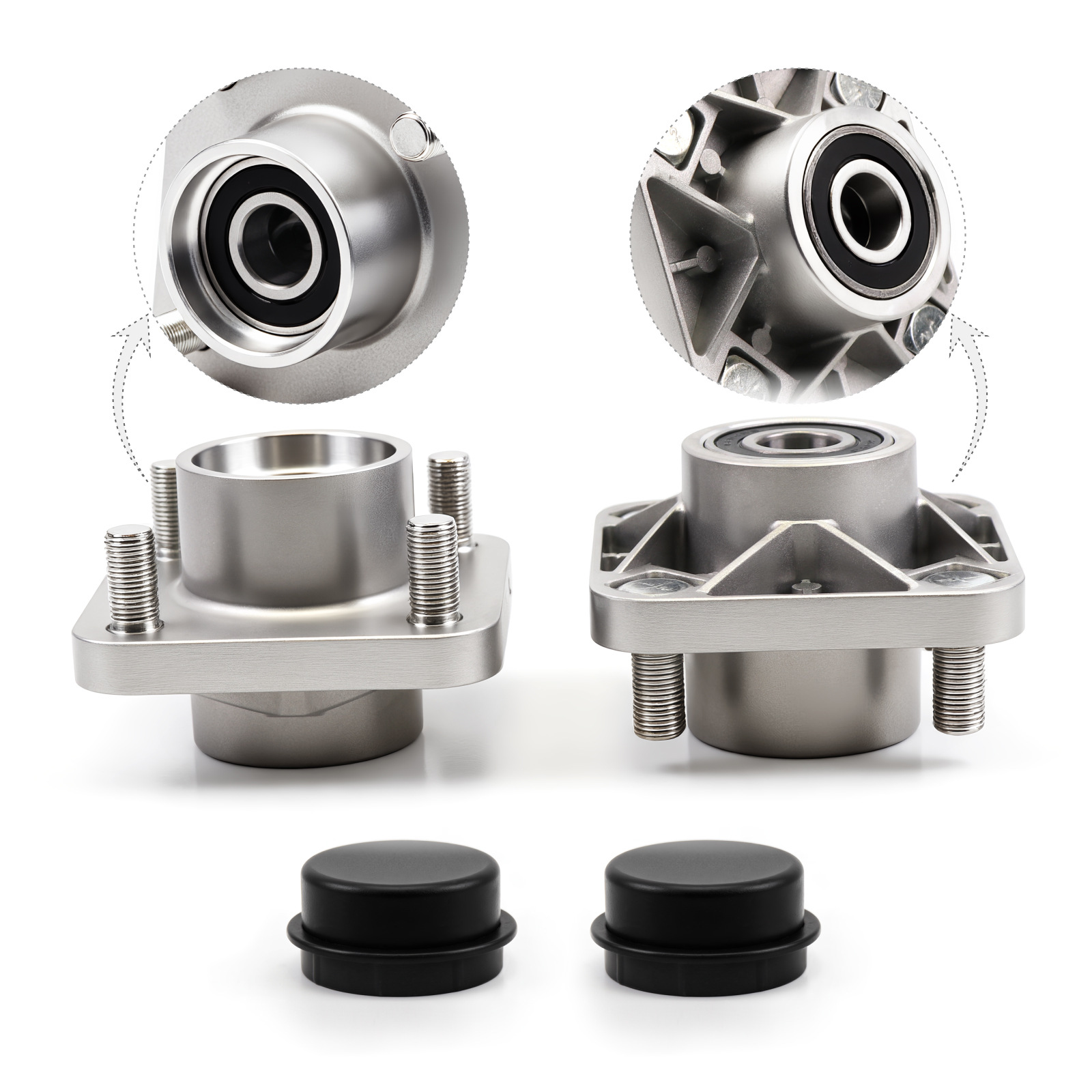 Club Car Precedent Front Axle Bearing Housing Kit 102357701 - 3