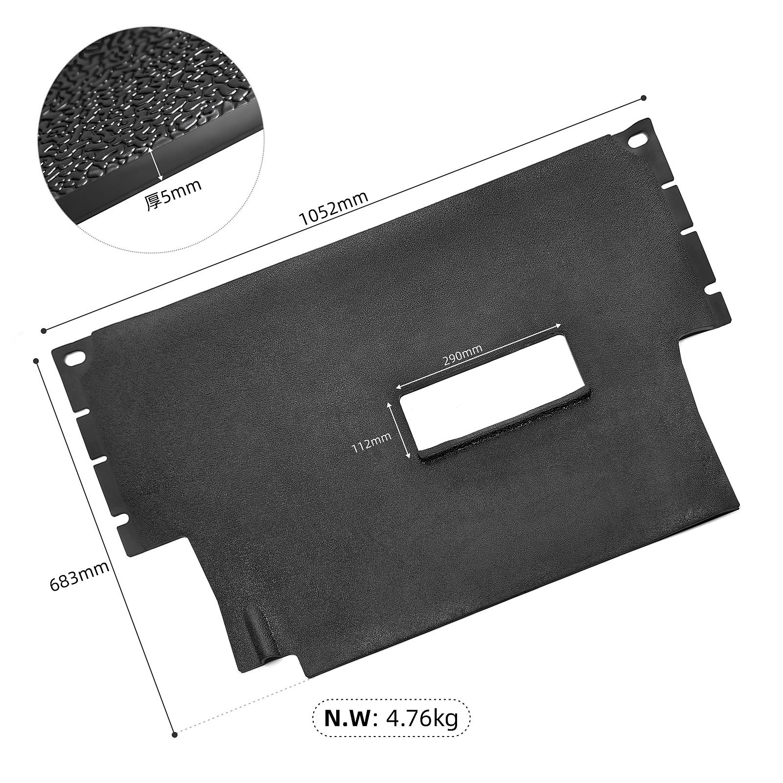 Club Car Precedent 2004-Up Floor Mat 102504801 - 5