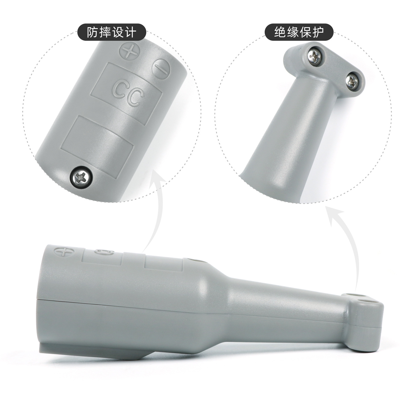 Club Car DS Precedent Gray Charger Plug 101828901 - 3