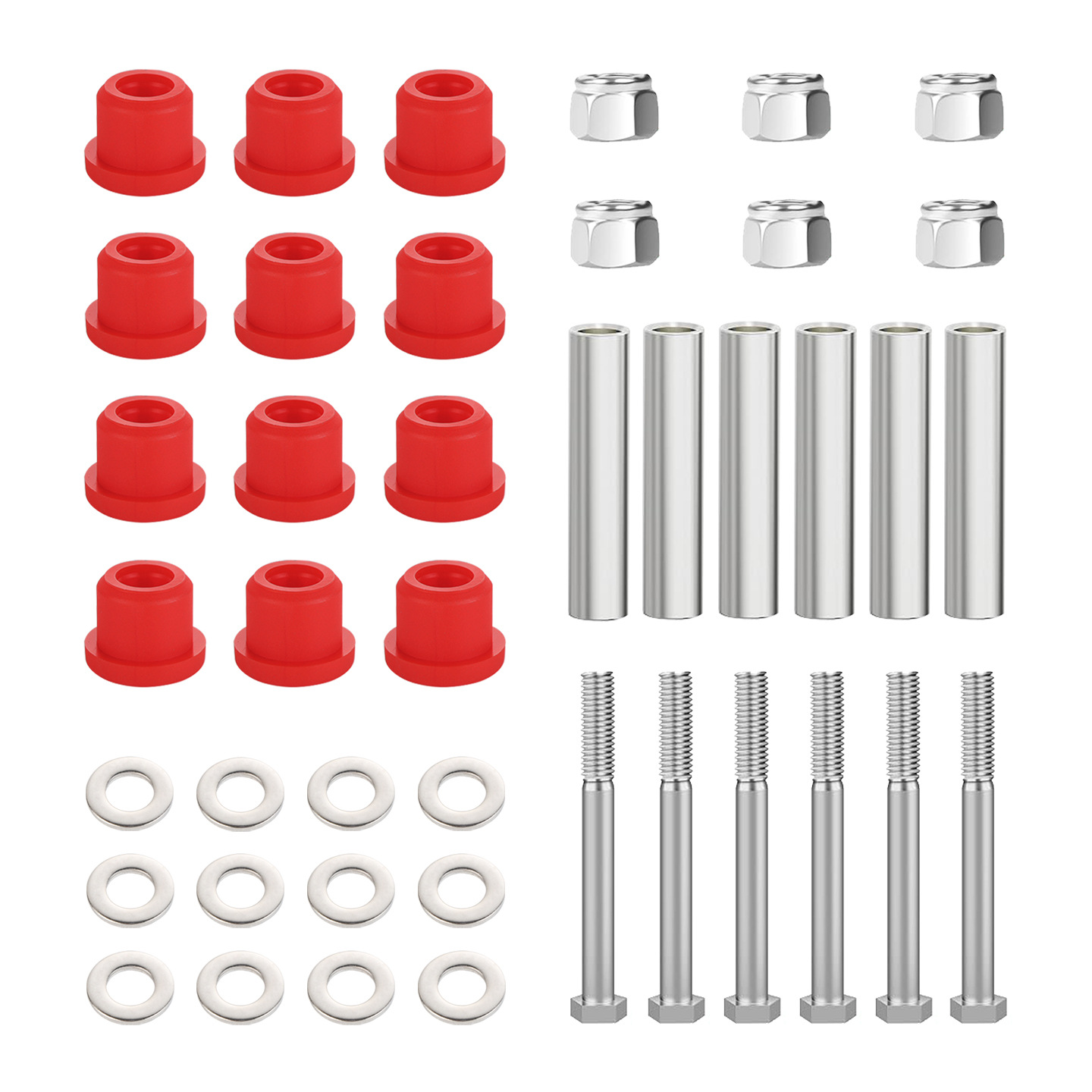 EZGO TXT Red Front Leaf Spring Bushing Kit 70289-G02 - 1